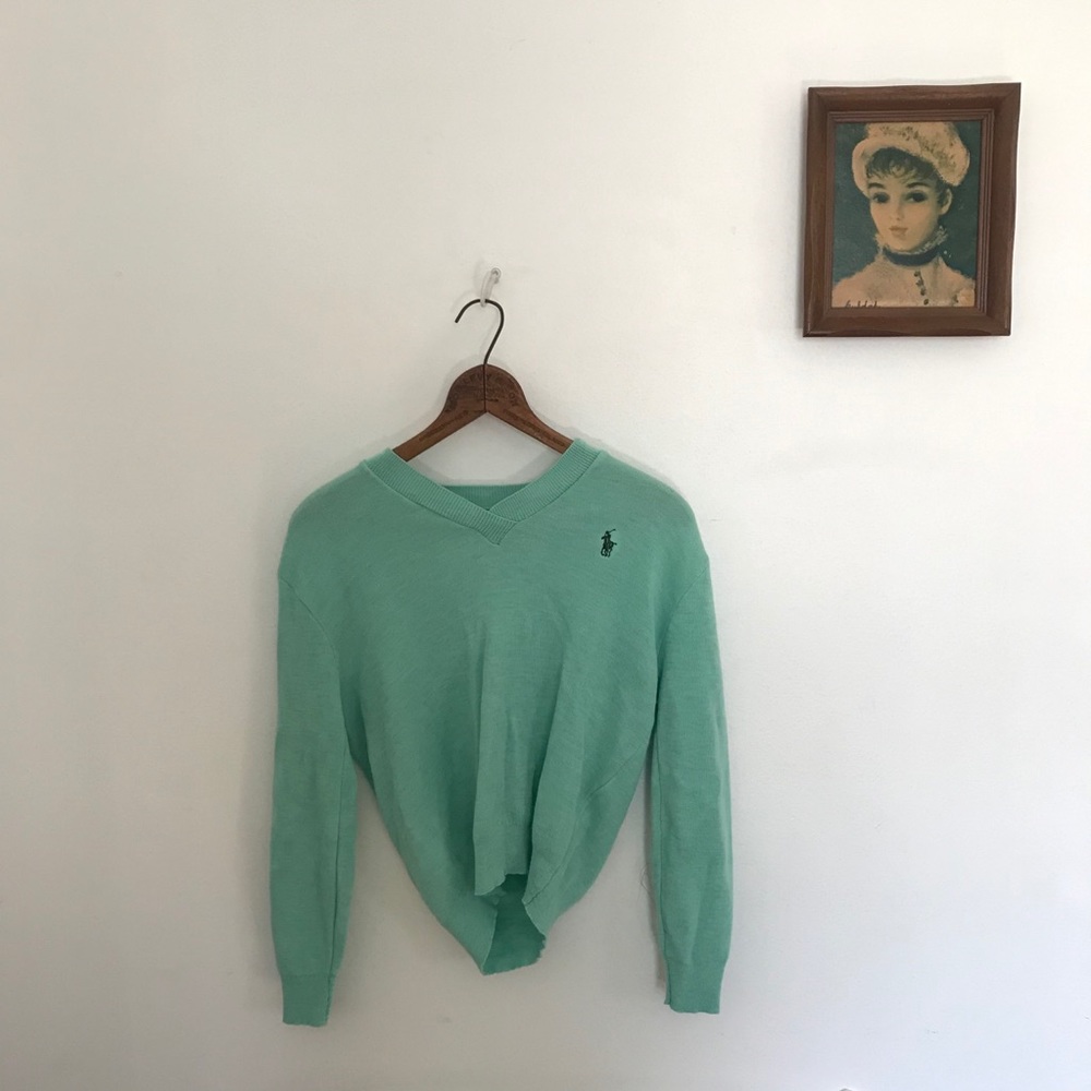 Mint Green Horse Sweater